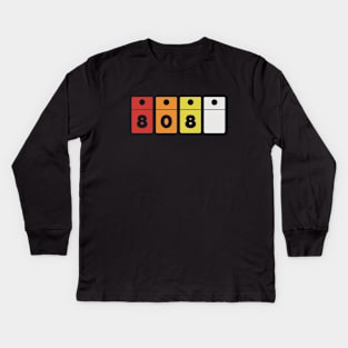 808 Drum Machine Kids Long Sleeve T-Shirt